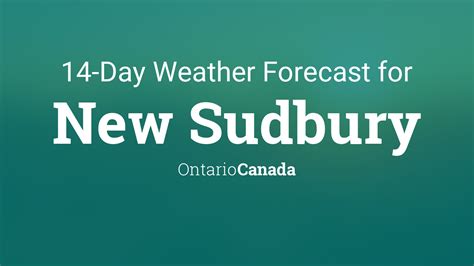 sudbury ont 14 day weather.